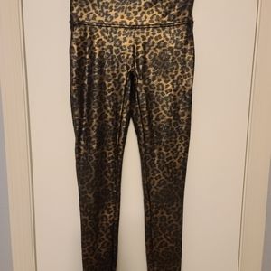SPANX METALLIC LEOPARD SHINE LEGGING